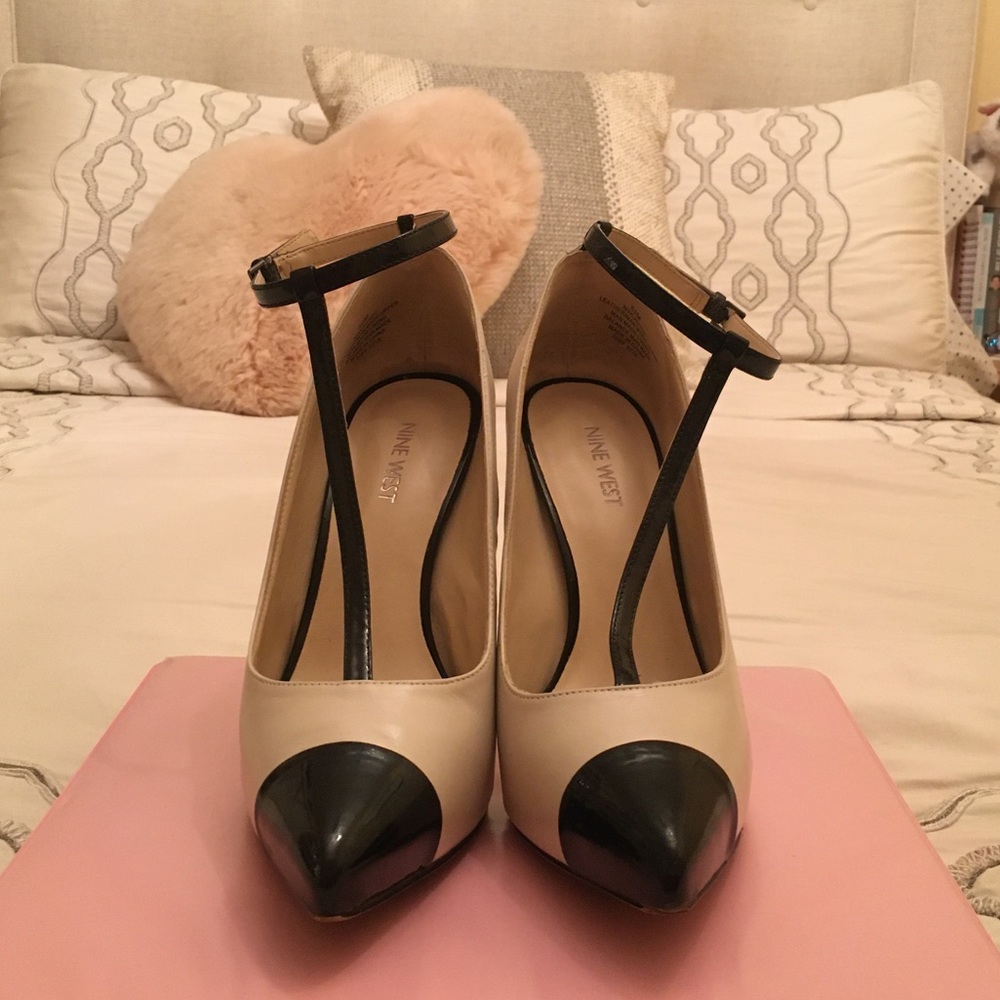 Nine West Pump Rockers T-Strap Heels